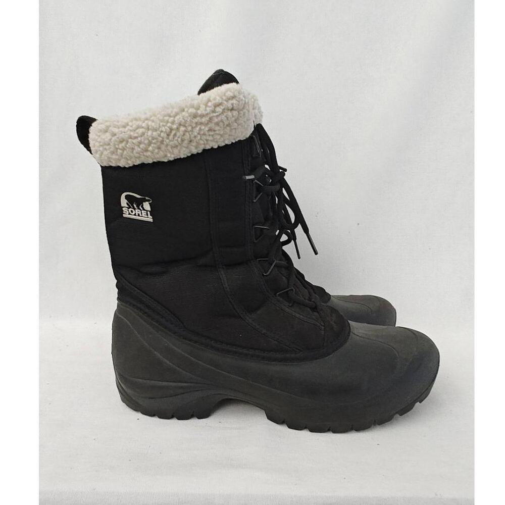 Sorel Snow Boots Cumberland Insulated Winter  NL1436-010 10 Cold Weather Black - Picture 4 of 10